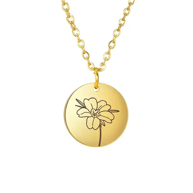 Mijn Vorm Maandelijkse Bloemen Ketting - Jouw Persoonlijke Bloemenreis!