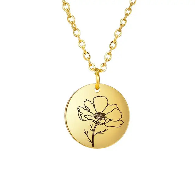 Mijn Vorm Maandelijkse Bloemen Ketting - Jouw Persoonlijke Bloemenreis!