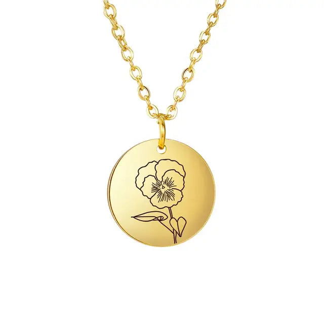 Mijn Vorm Maandelijkse Bloemen Ketting - Jouw Persoonlijke Bloemenreis!