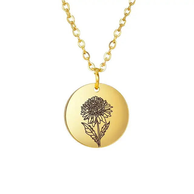 Mijn Vorm Maandelijkse Bloemen Ketting - Jouw Persoonlijke Bloemenreis!