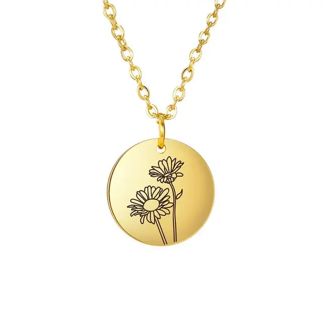 Mijn Vorm Maandelijkse Bloemen Ketting - Jouw Persoonlijke Bloemenreis!