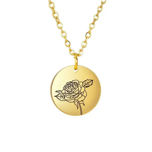 Mijn Vorm Maandelijkse Bloemen Ketting - Jouw Persoonlijke Bloemenreis!