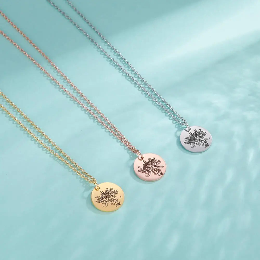 Mijn Vorm Maandelijkse Bloemen Ketting - Jouw Persoonlijke Bloemenreis!