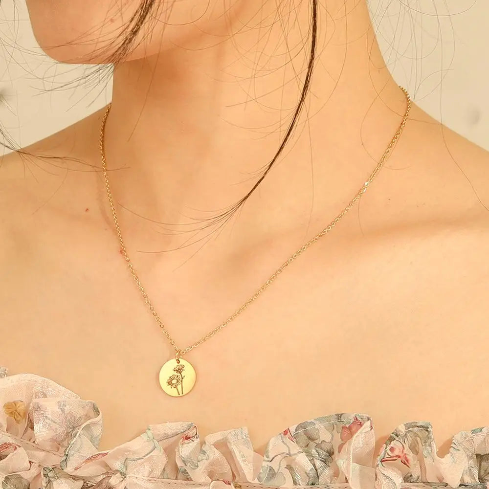 Mijn Vorm Maandelijkse Bloemen Ketting - Jouw Persoonlijke Bloemenreis!