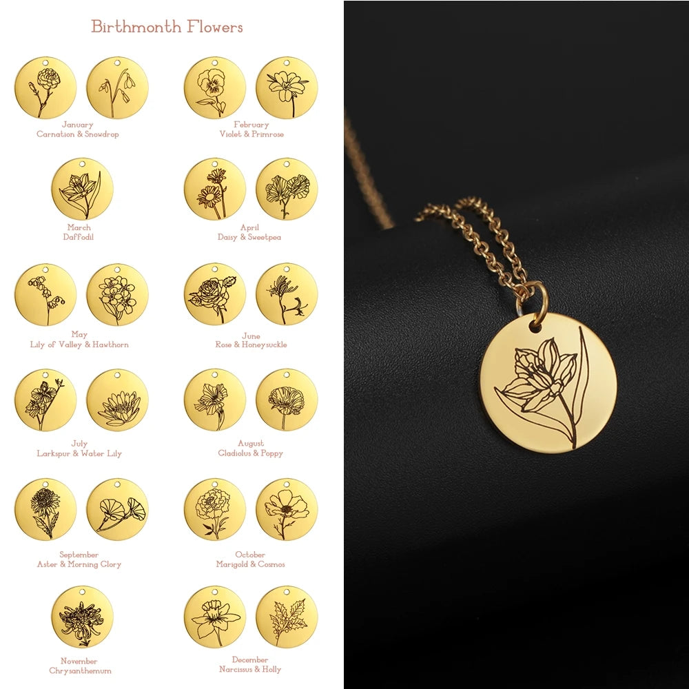 Mijn Vorm Maandelijkse Bloemen Ketting - Jouw Persoonlijke Bloemenreis!