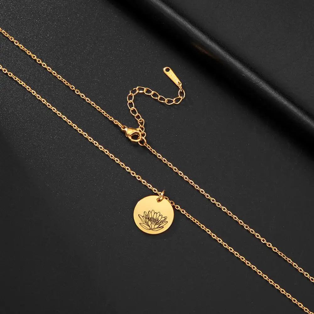 Mijn Vorm Maandelijkse Bloemen Ketting - Jouw Persoonlijke Bloemenreis!