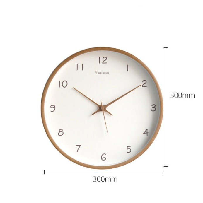 Minimalistische Houten Wandklok