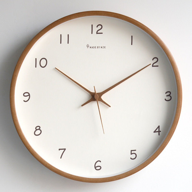 Minimalistische Houten Wandklok