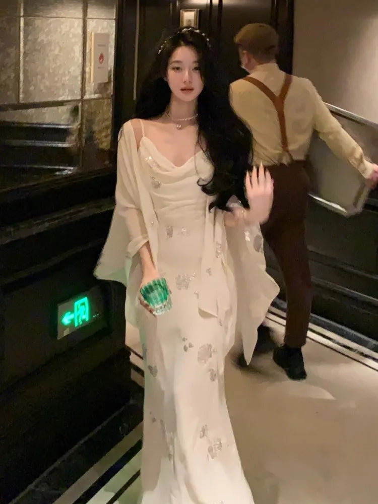 LuxeLevensstijl Zomerse Sequins Plooirok Set