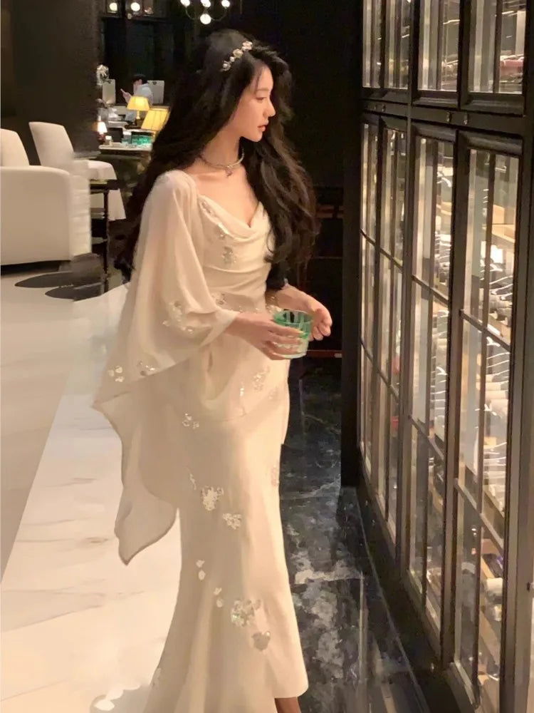 LuxeLevensstijl Zomerse Sequins Plooirok Set