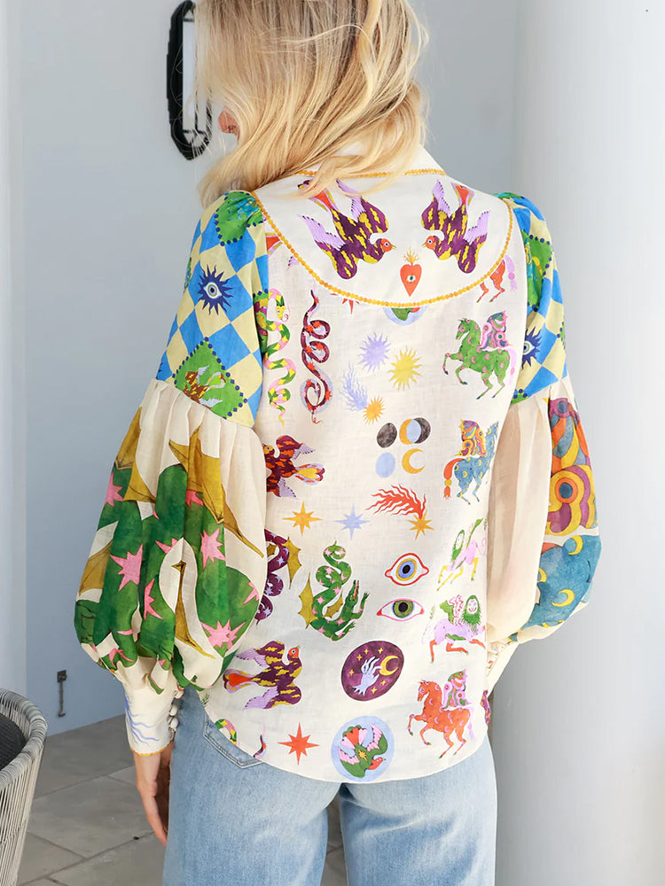 Blouse Herfstglans de Herfstglans