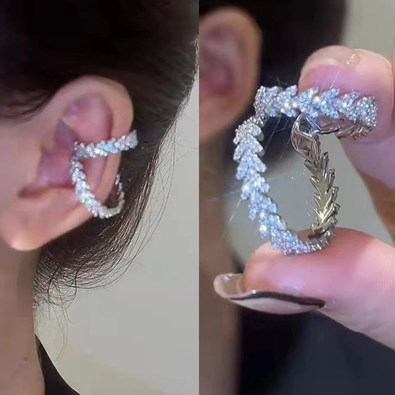 Glamorous Fashion Crystal Elegant Ear Cuffs