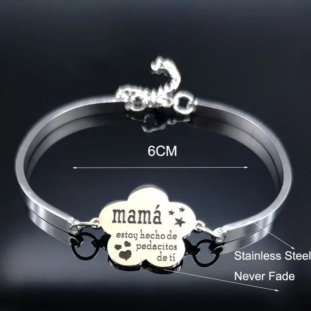 Mode Mama Roestvrij Staal Statement Armband