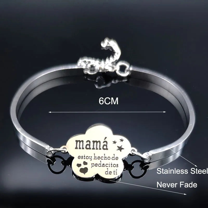 Mode Mama Roestvrij Staal Statement Armband