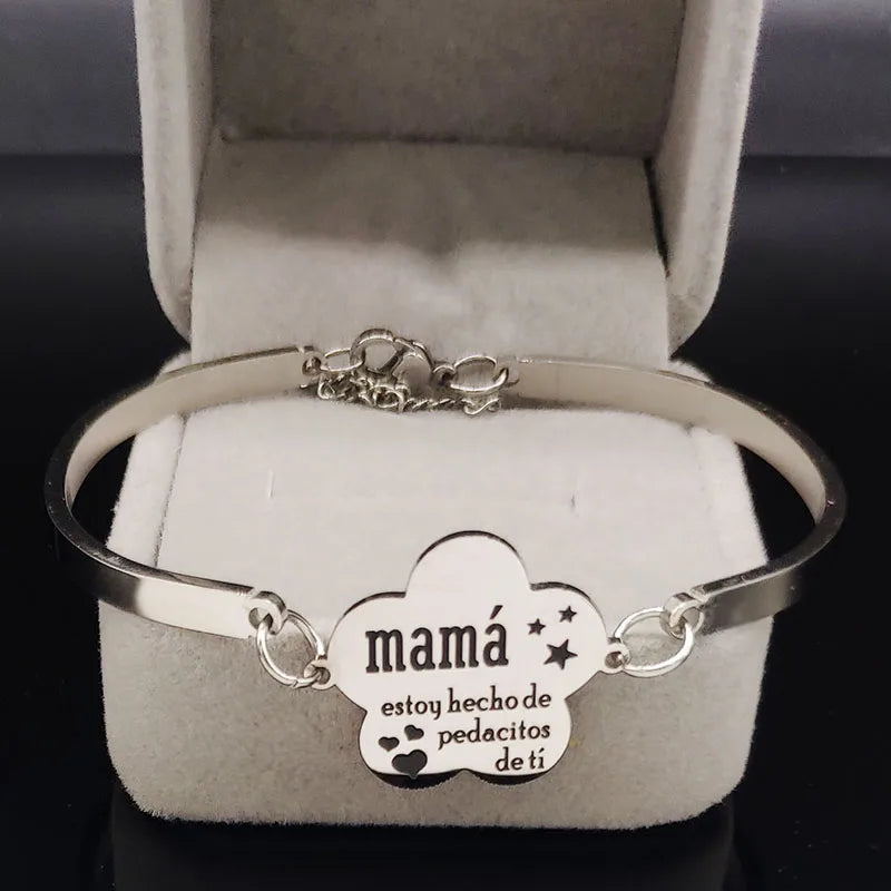 Mode Mama Roestvrij Staal Statement Armband