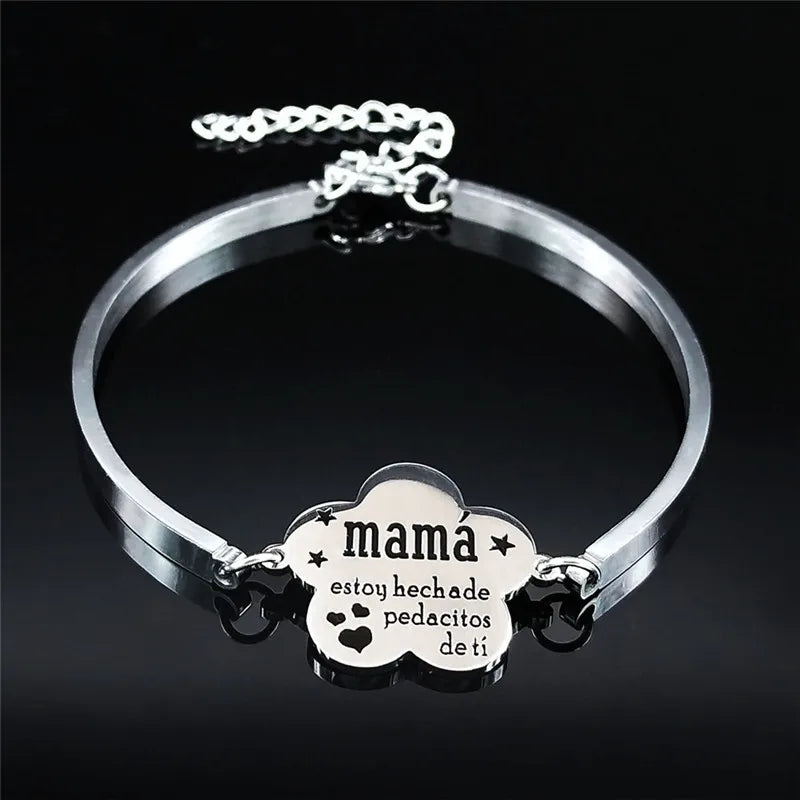 Mode Mama Roestvrij Staal Statement Armband