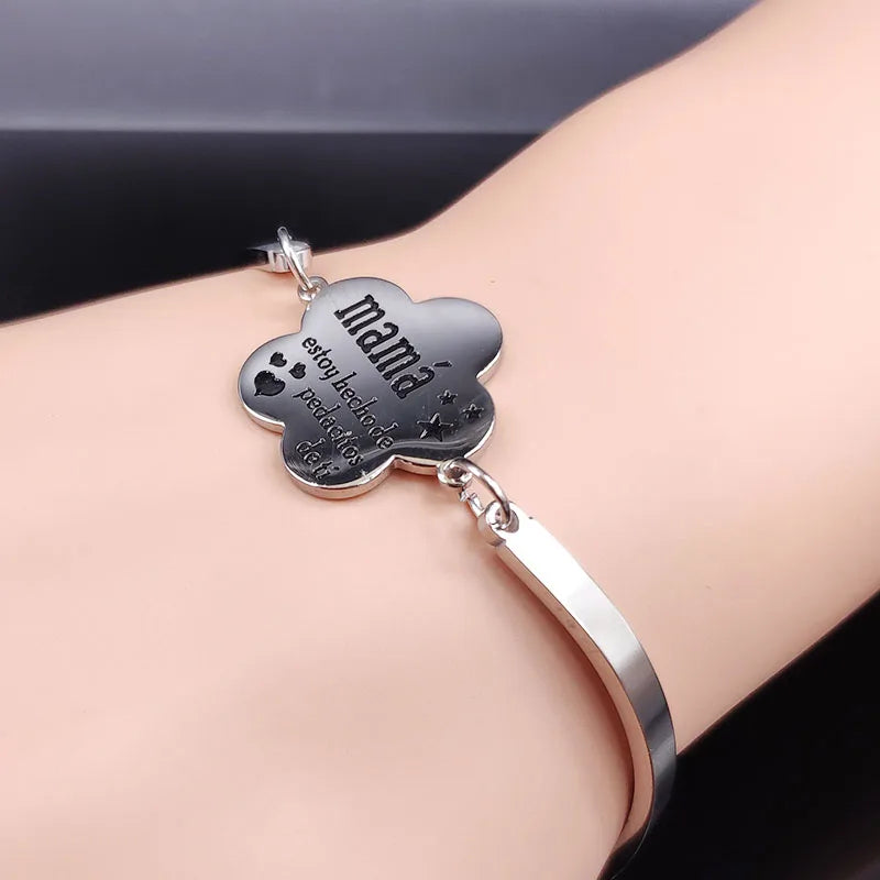 Mode Mama Roestvrij Staal Statement Armband