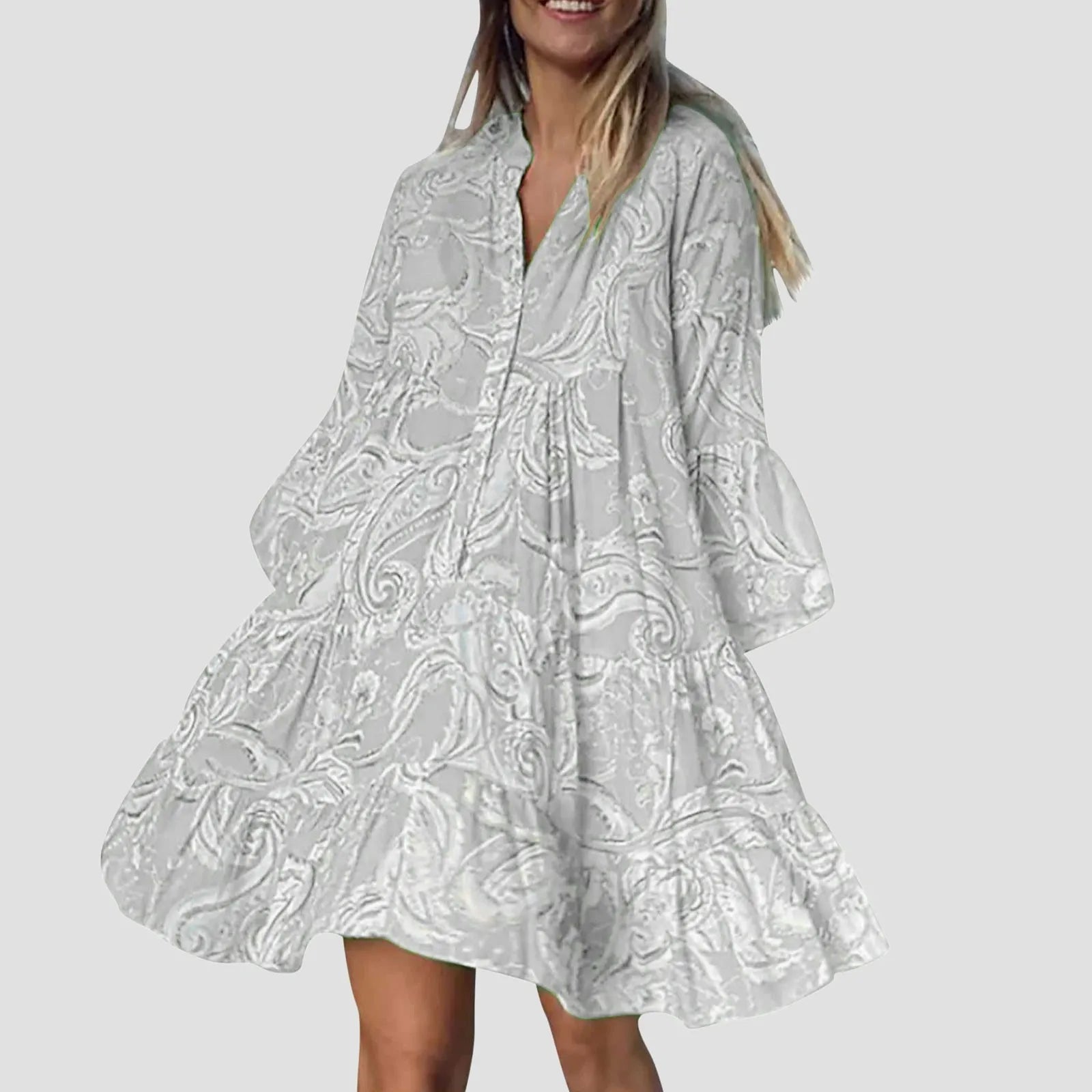 Sommerpracht Boho Strandkleid
