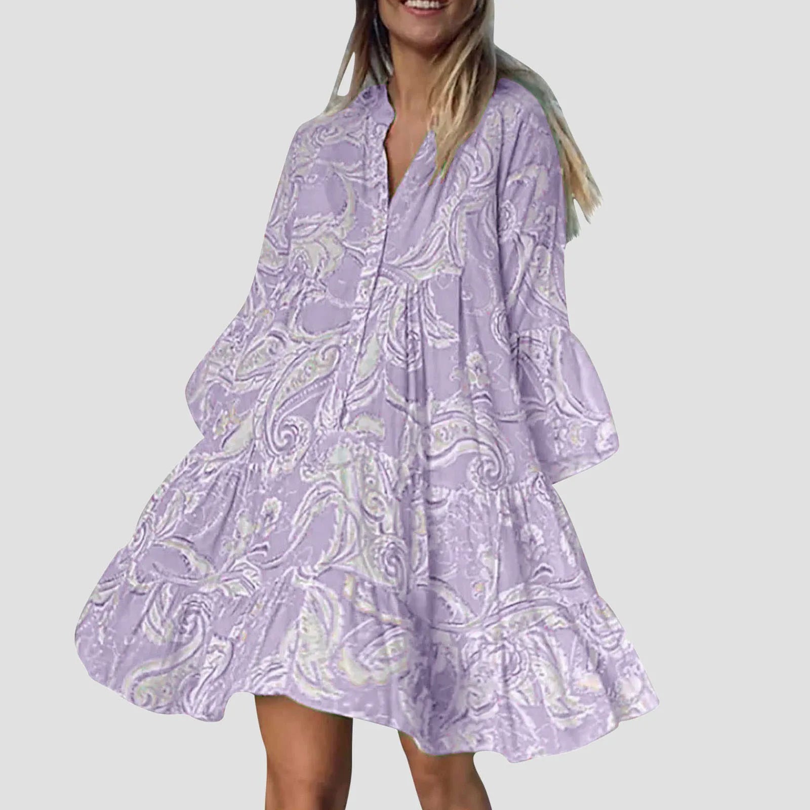 Sommerpracht Boho Strandkleid