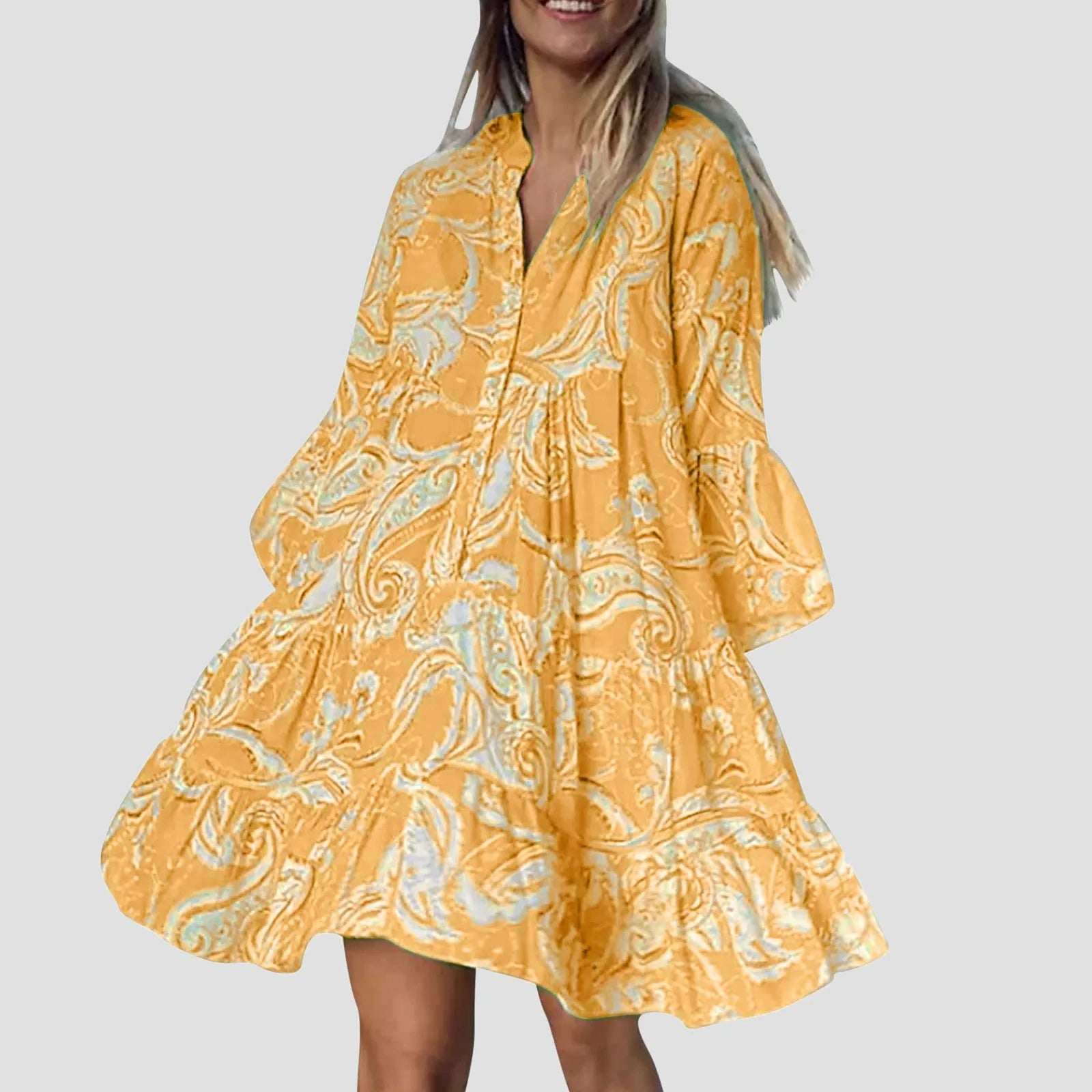 Sommerpracht Boho Strandkleid