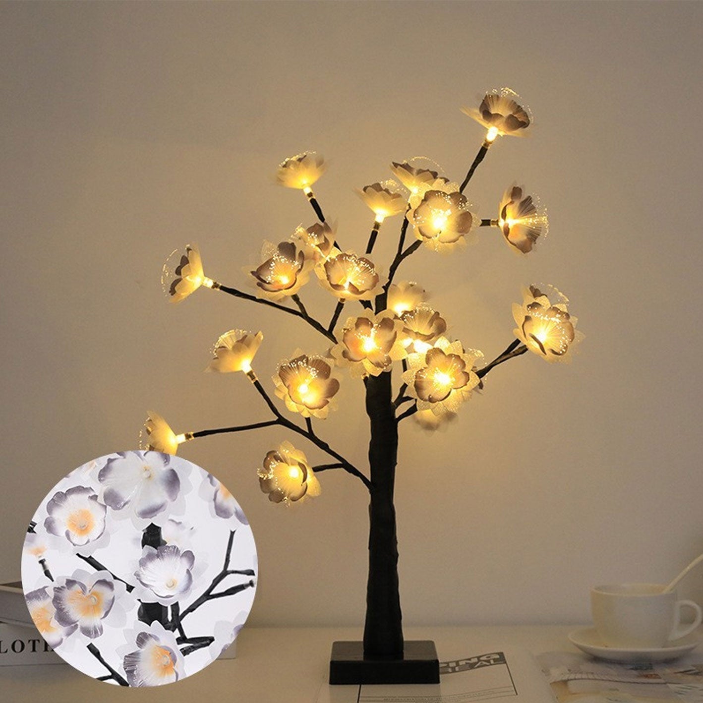 Moderne Boomvormige LED Tafellamp