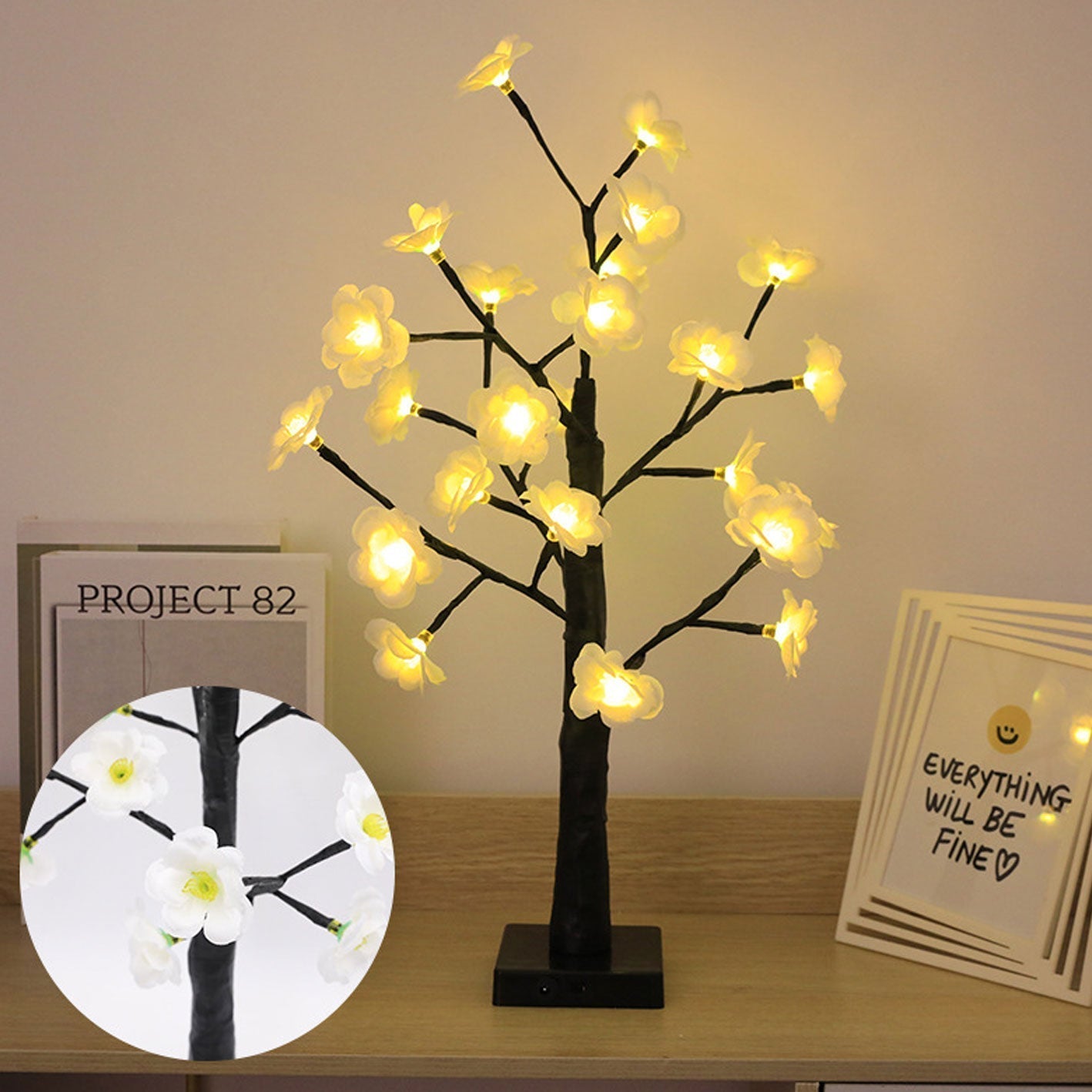 Moderne Boomvormige LED Tafellamp