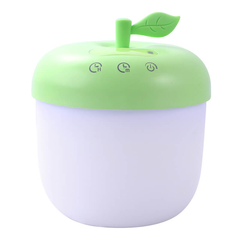 Modern Digital Alarm Clock with Night Light in Apple Shape