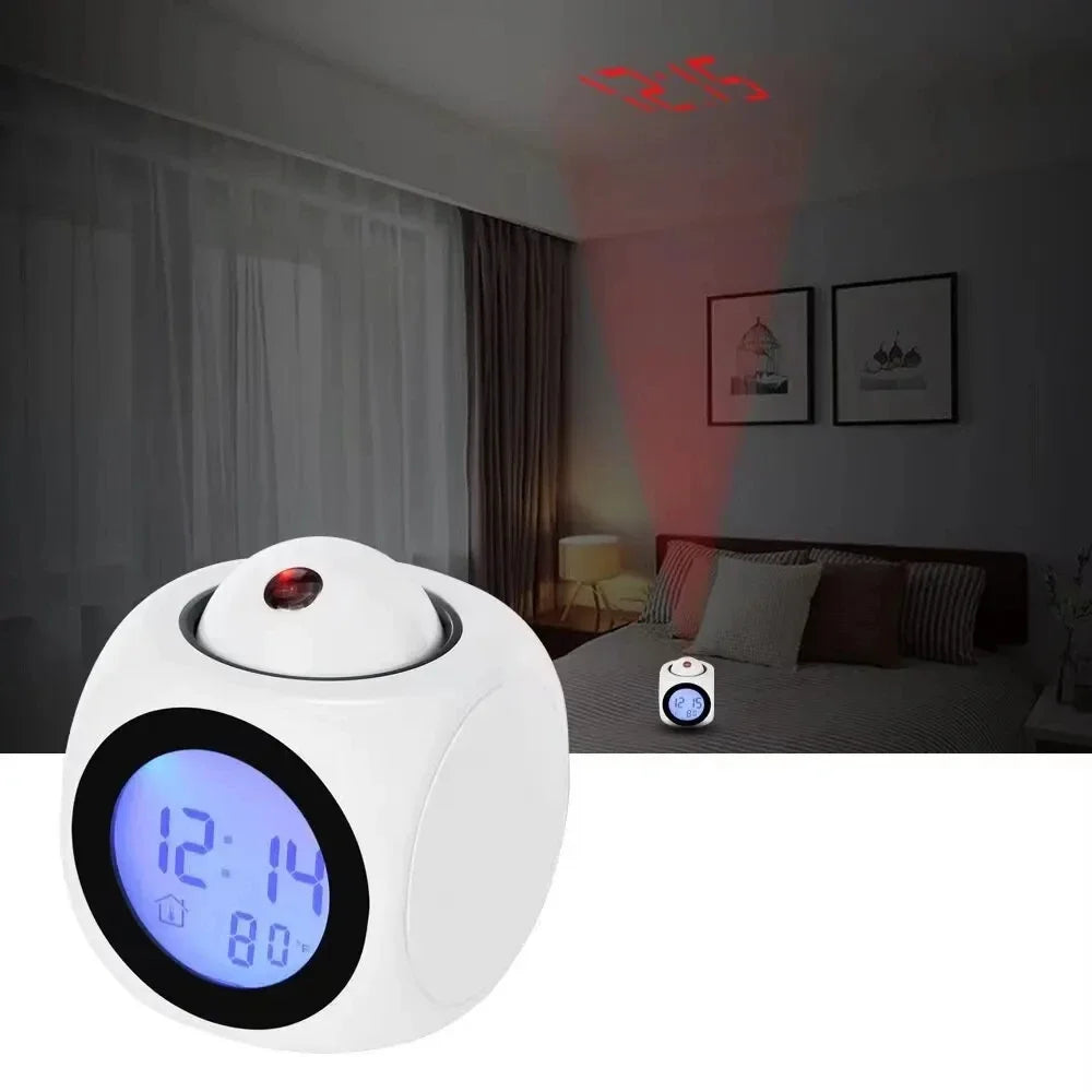 Moderne LED Projectieklok