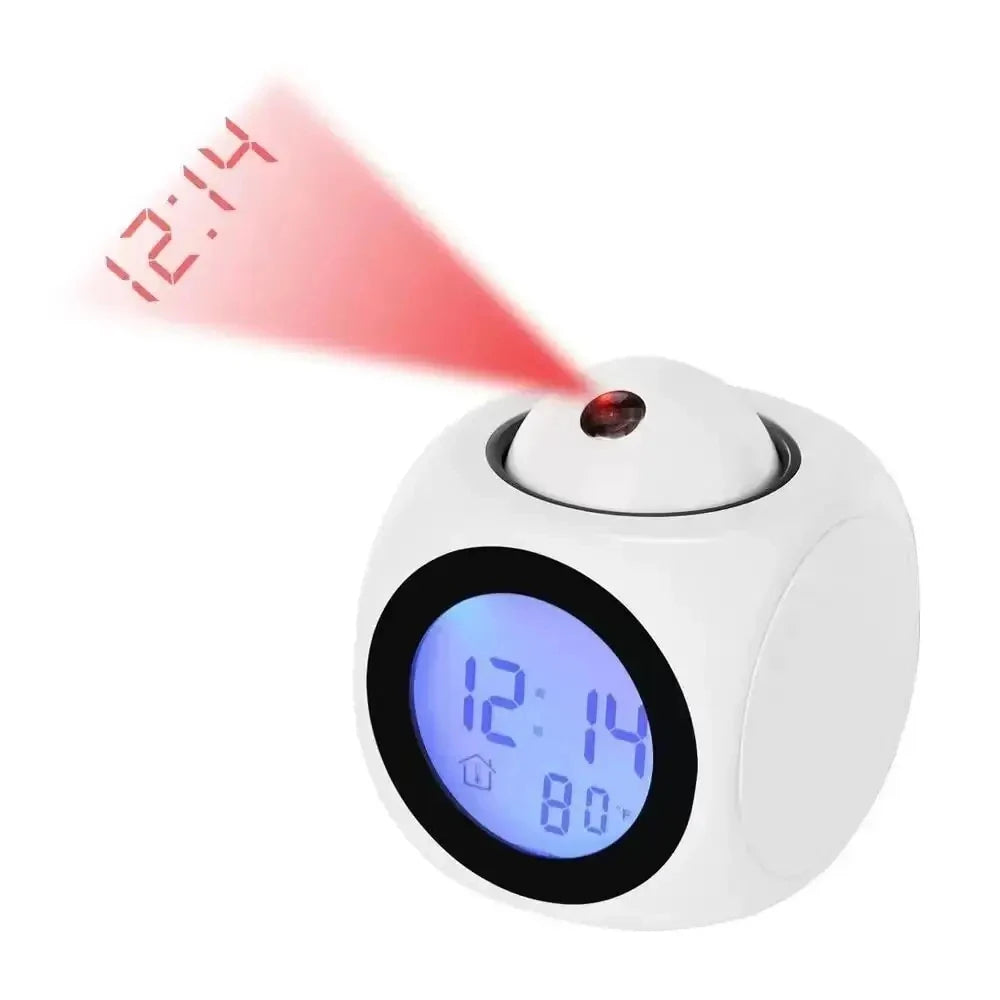 Moderne LED Projectieklok