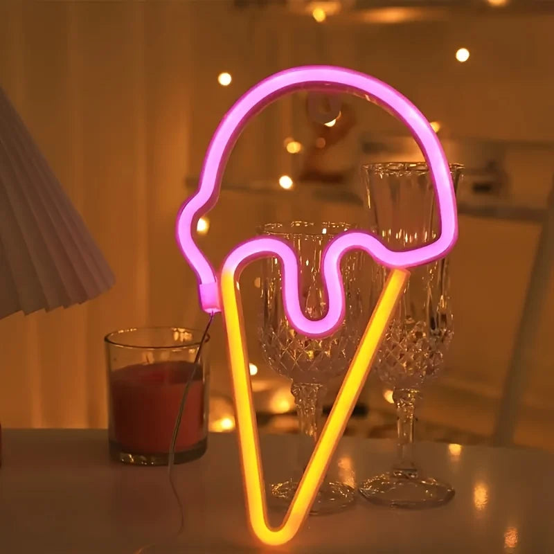 Lampada da parete LED al neon moderna