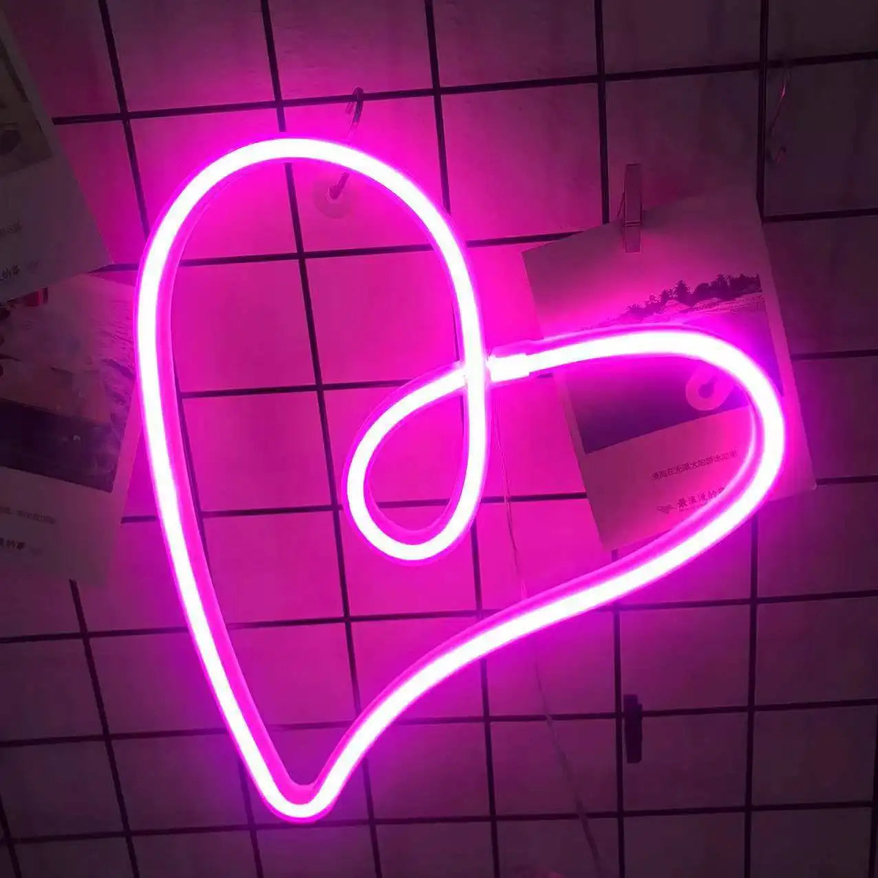Lampada da parete LED al neon moderna
