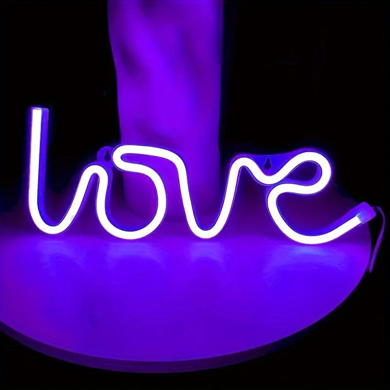 Lampada da parete LED al neon moderna