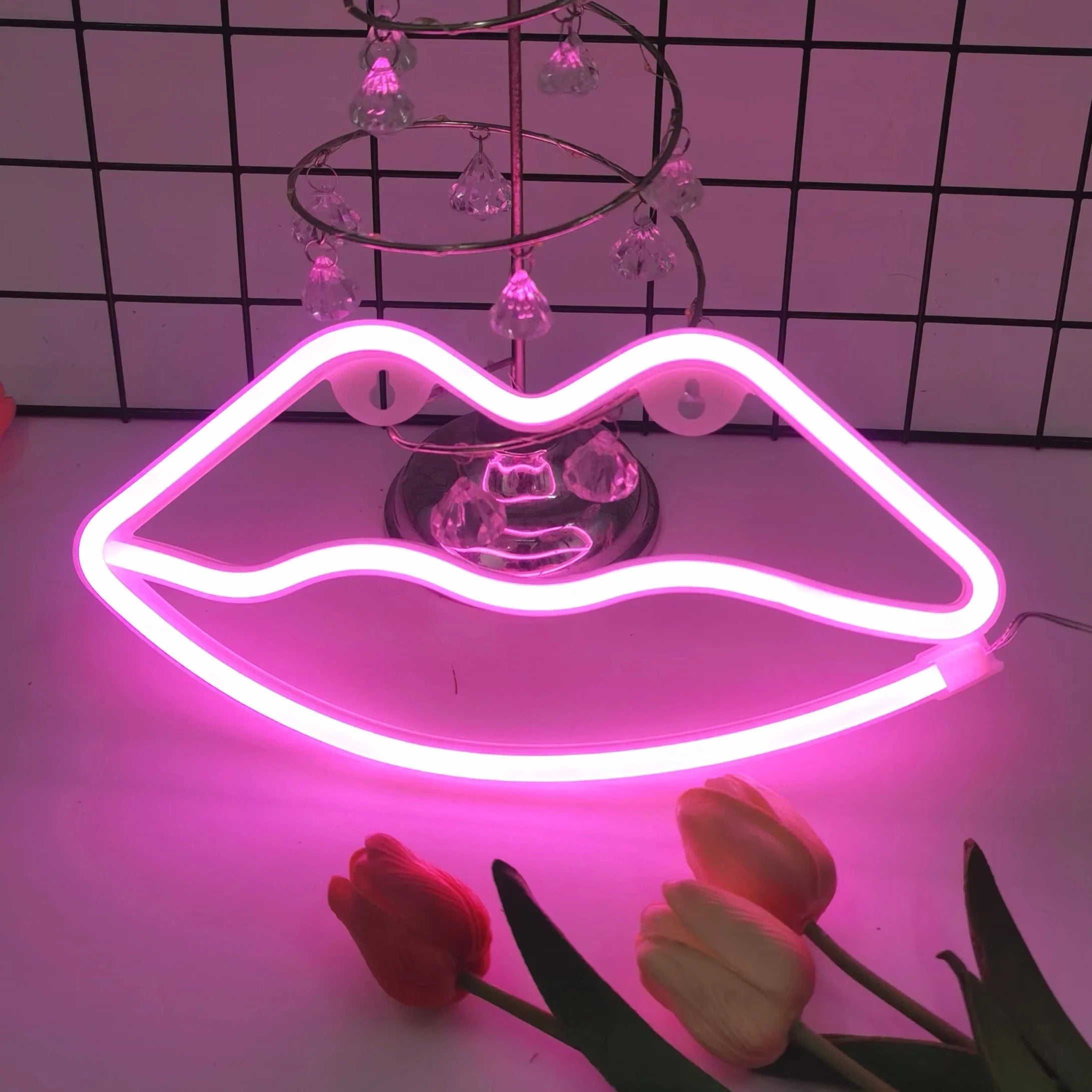 Lampada da parete LED al neon moderna