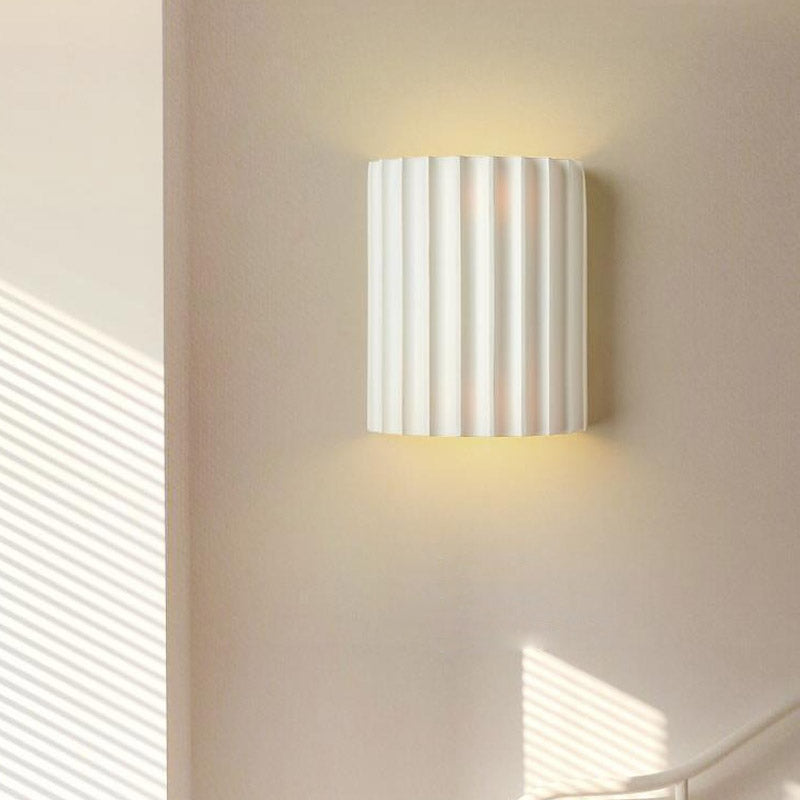 Lampada da parete LED moderna scanalata