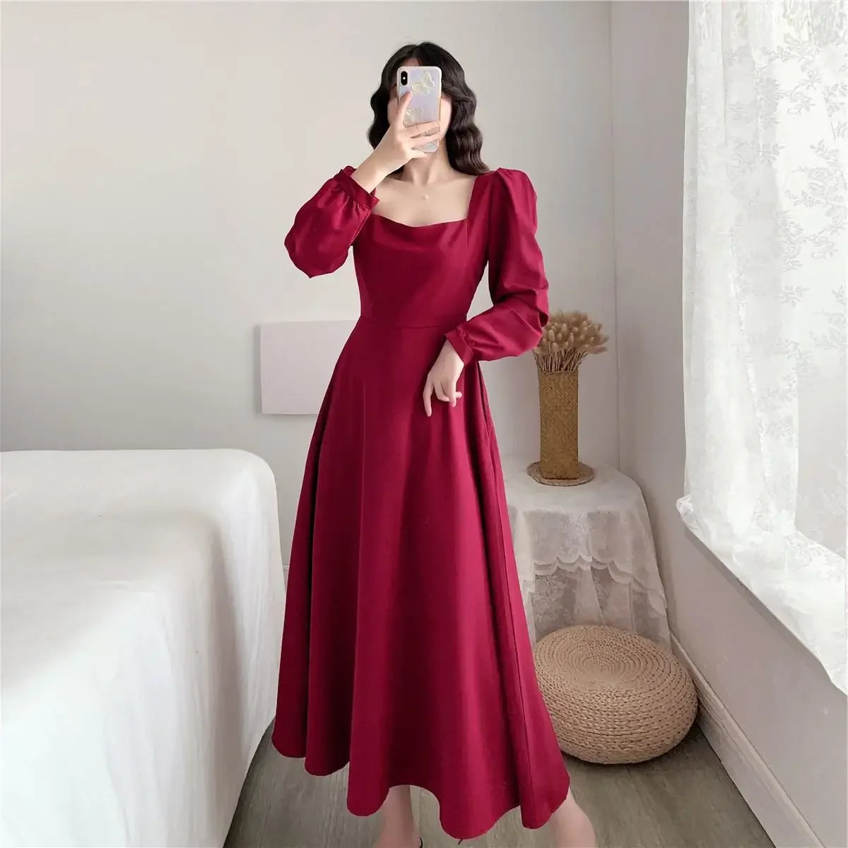 Buntes Kompass Kleid