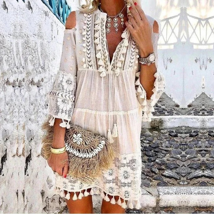 Monika | Boho feestelijke casual jurk