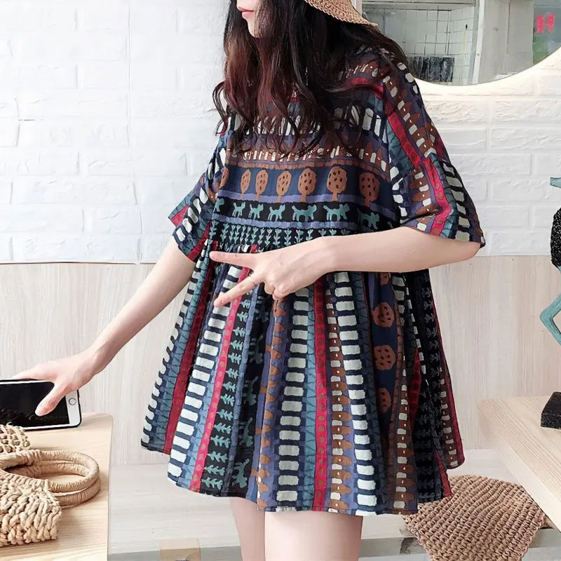 T-shirt imprimé - Chic décontracté estival