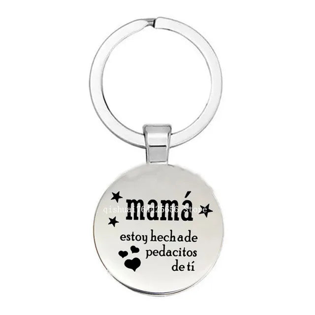 Llavero redondo de madre de JUWEELANDE
