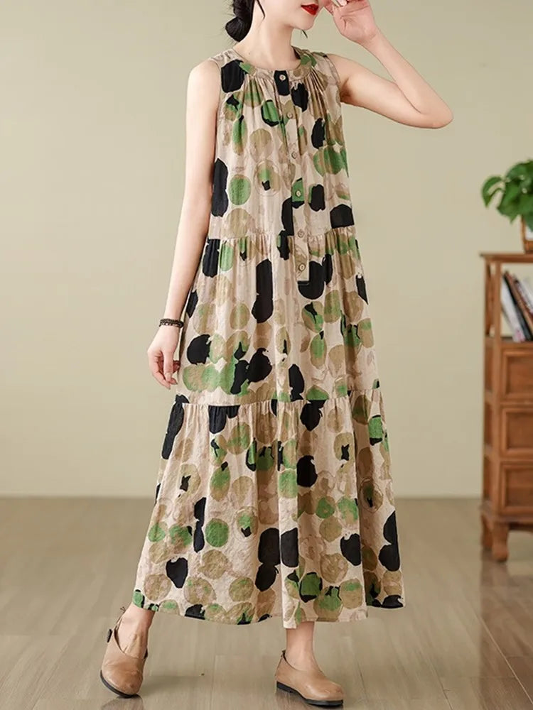 Vintage Polka Dot Zomerjurk van StyleAura