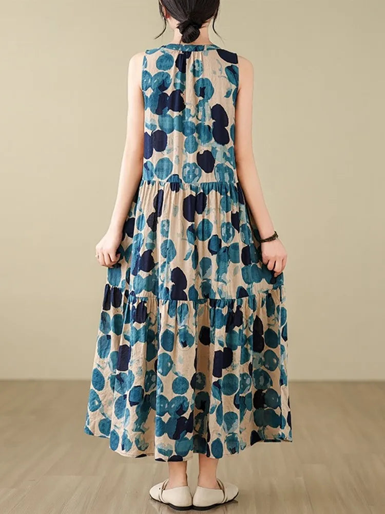 Vintage Polka Dot Zomerjurk van StyleAura
