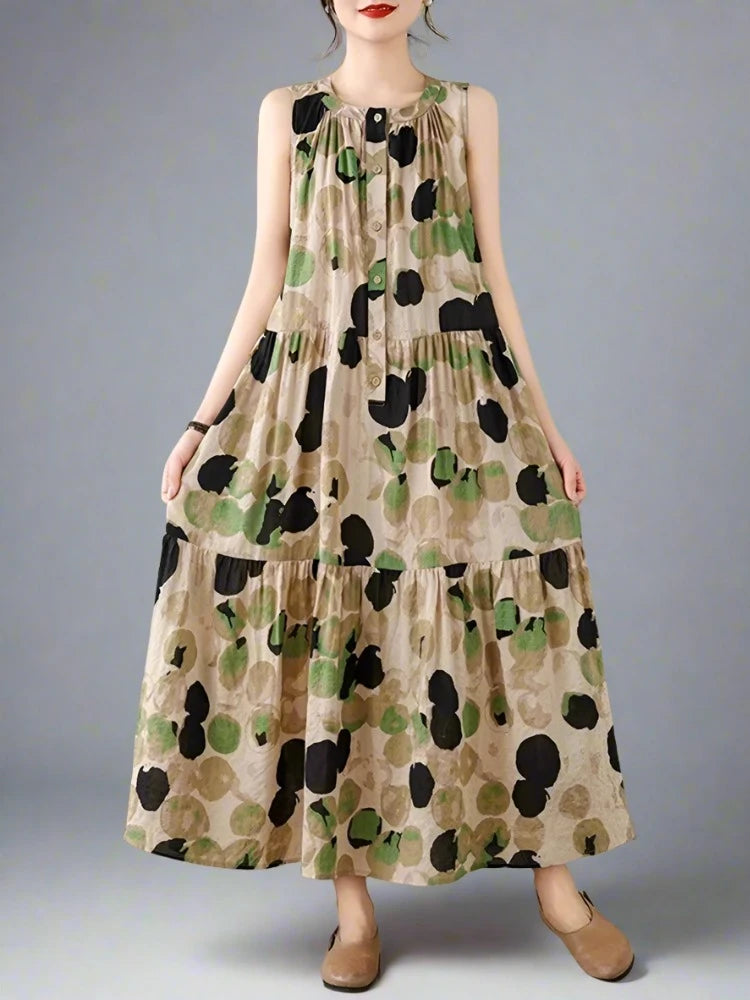 Vintage Polka Dot Zomerjurk van StyleAura