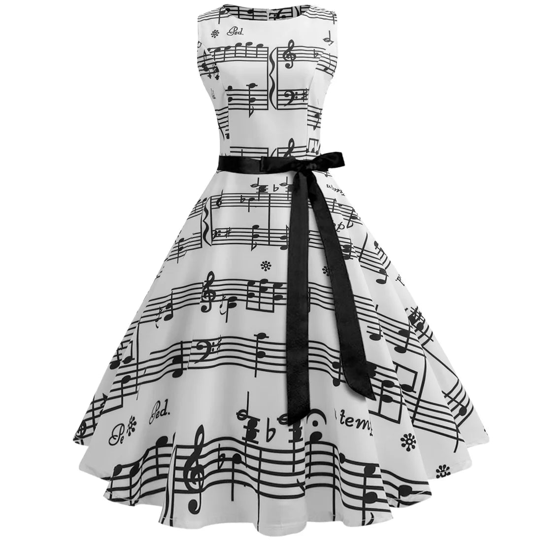 Elegante Abito Musicale Estivo