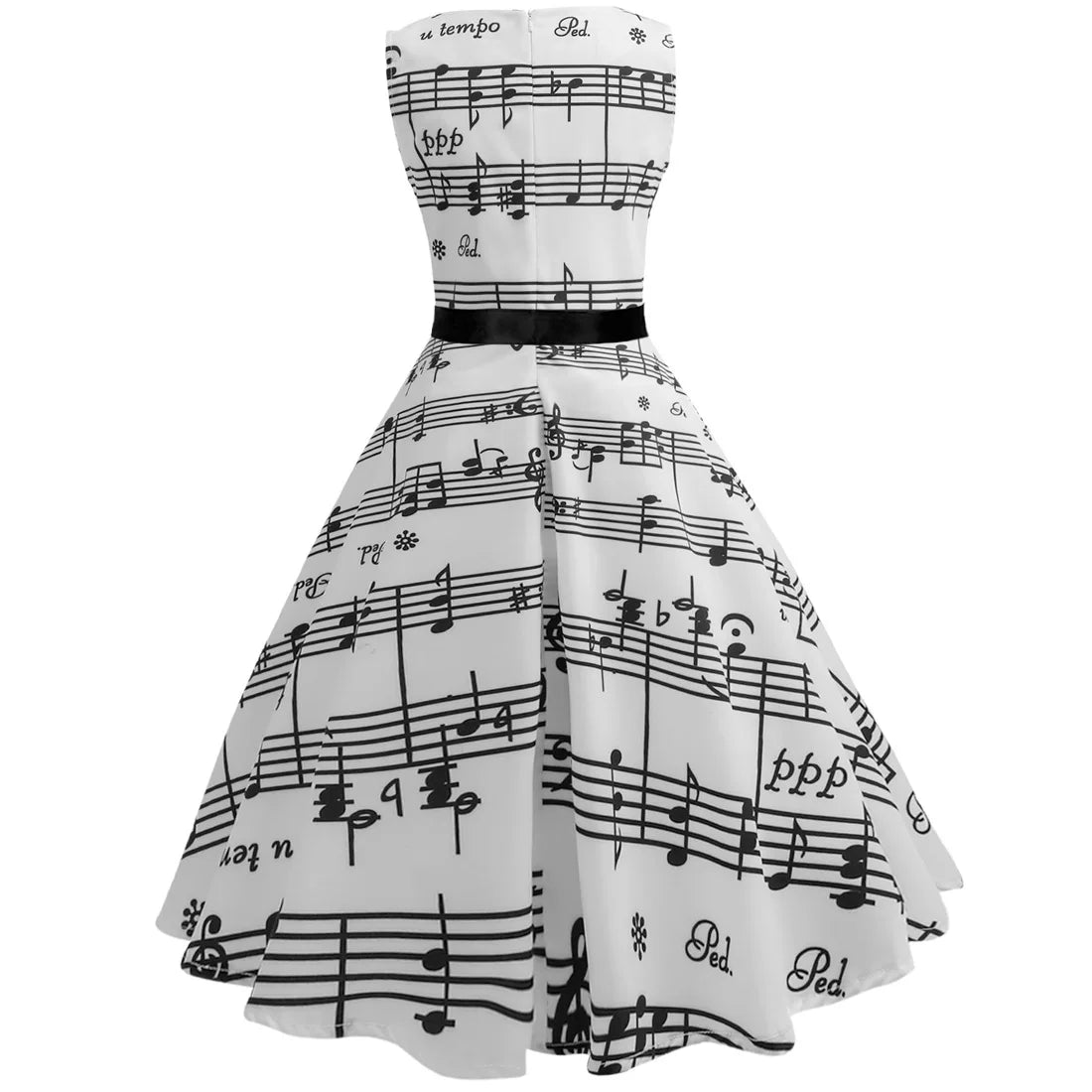 Elegante Abito Musicale Estivo