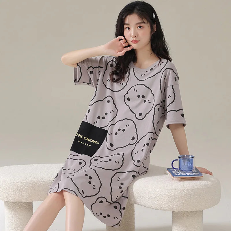 DreamWear Dames Nacht's Rust Jurk