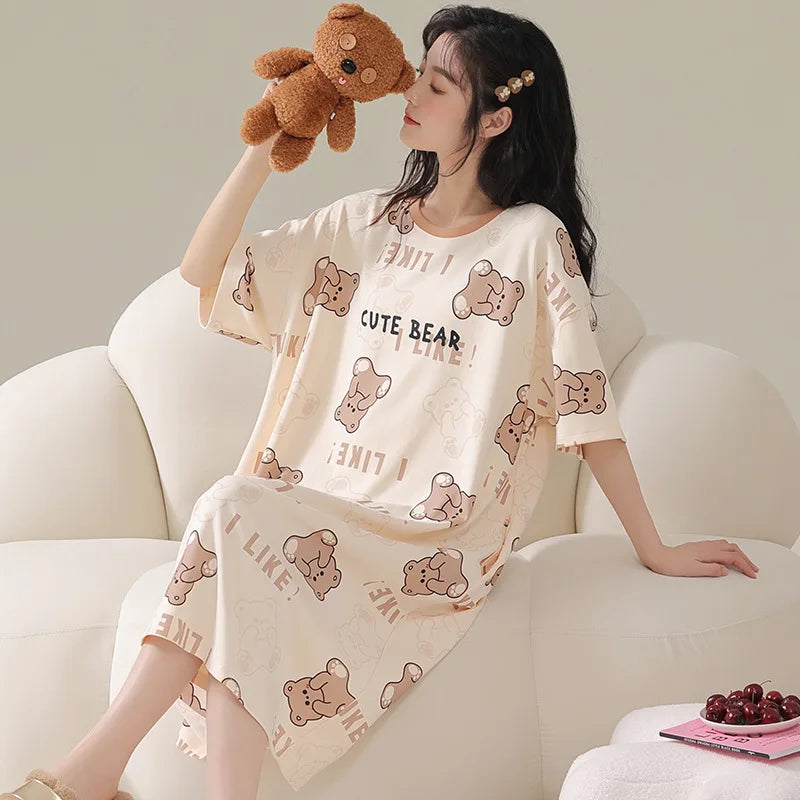 DreamWear Dames Nacht's Rust Jurk