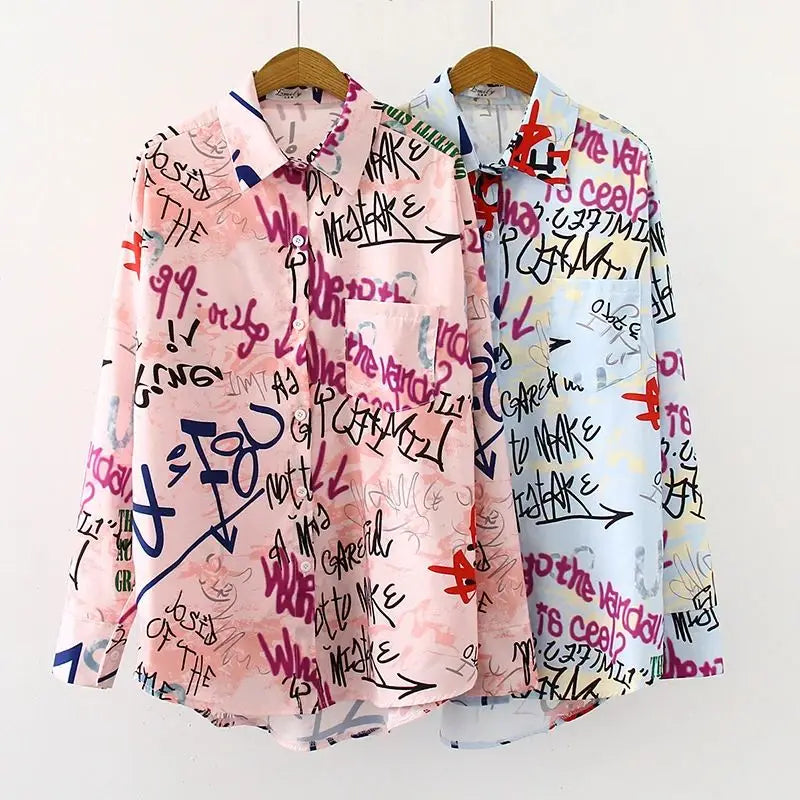 FloraChique Elegante Drukpatroon Damesblouse