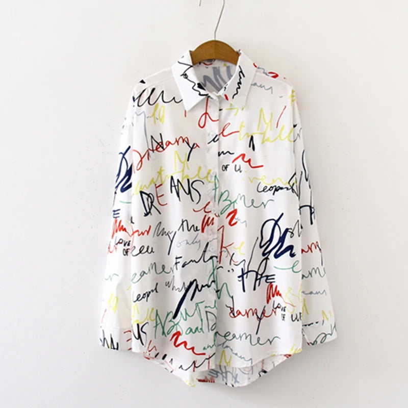 FloraChique Elegante Drukpatroon Damesblouse