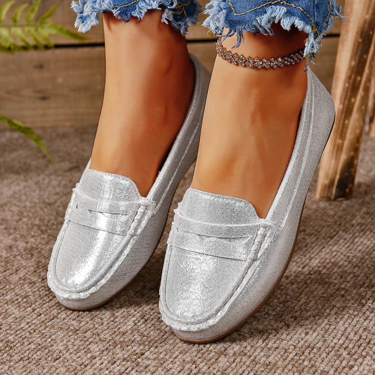 Luxe Comfort Zomer Flats van Aurora Stijl