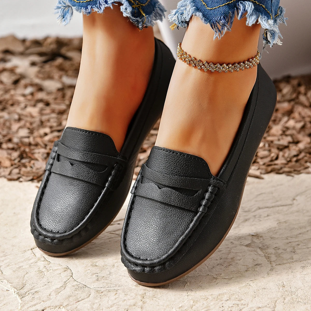 Luxe Comfort Zomer Flats van Aurora Stijl