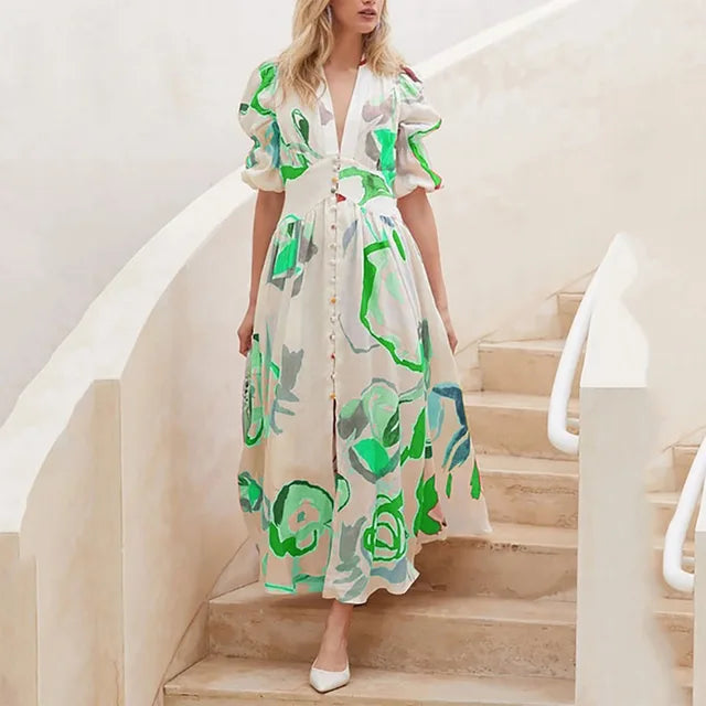 OceanBliss Casual Women Beach Dress 2024
